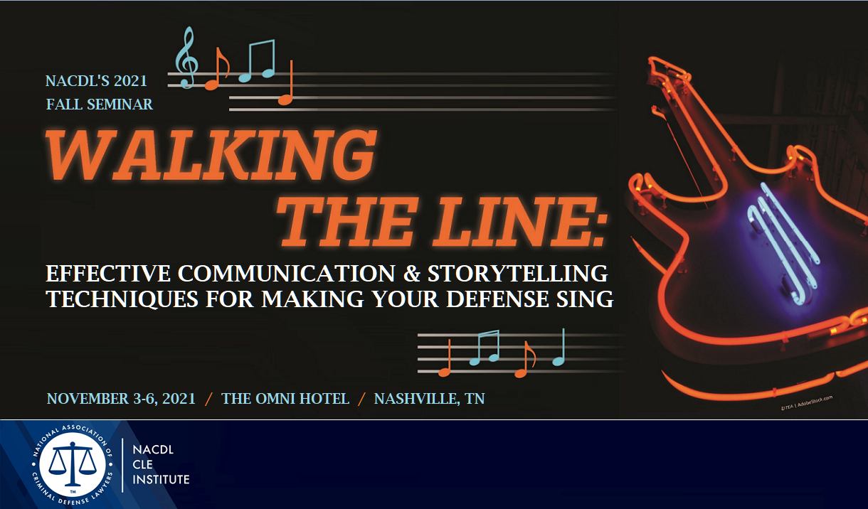 2021 Fall Seminar - Walking the Line Cover