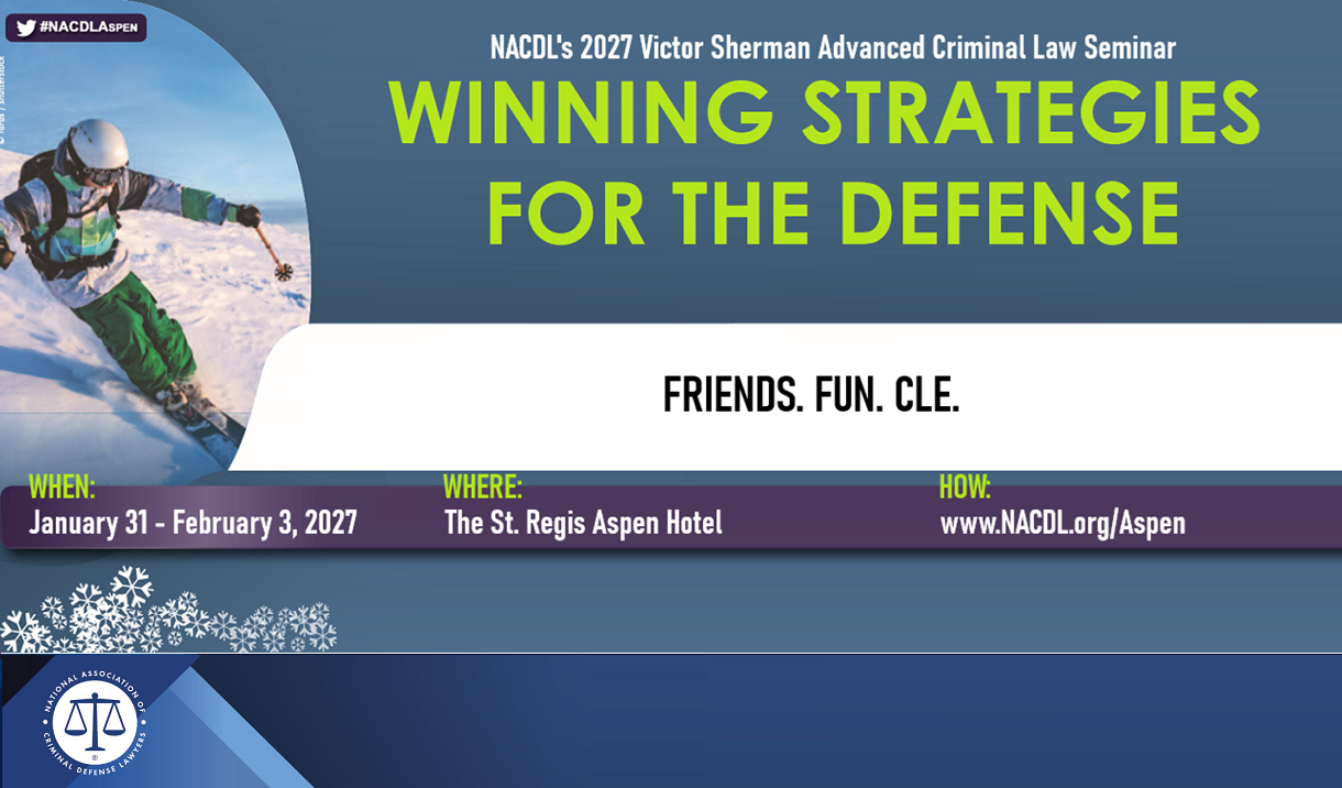 2027 Advanced Criminal Law Seminar Cover