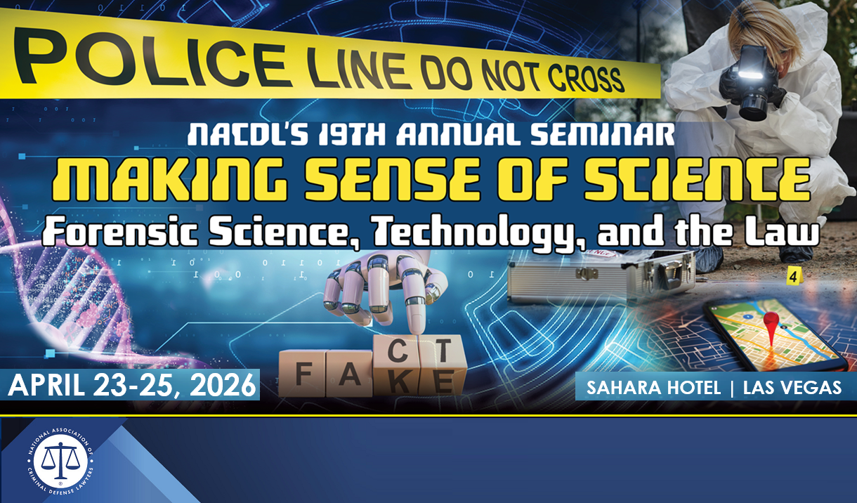 2026 Forensic Science & Technology Seminar Cover