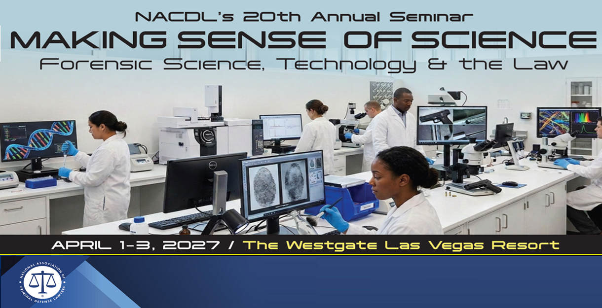 2027 Forensic Science & Technology Seminar Cover
