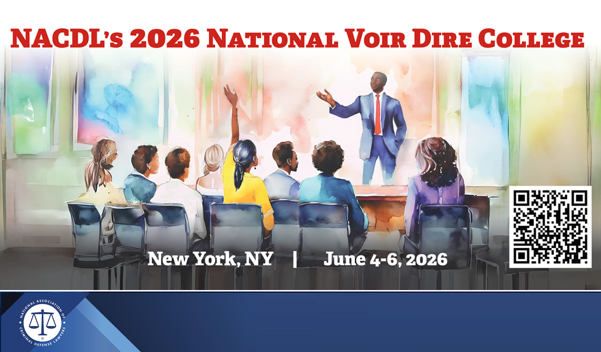 2026 National Voir Dire College Cover