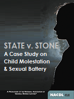 State v. Stone - A Case Study on Child Sexual Molestation & Sexual Battery (2020) Cover