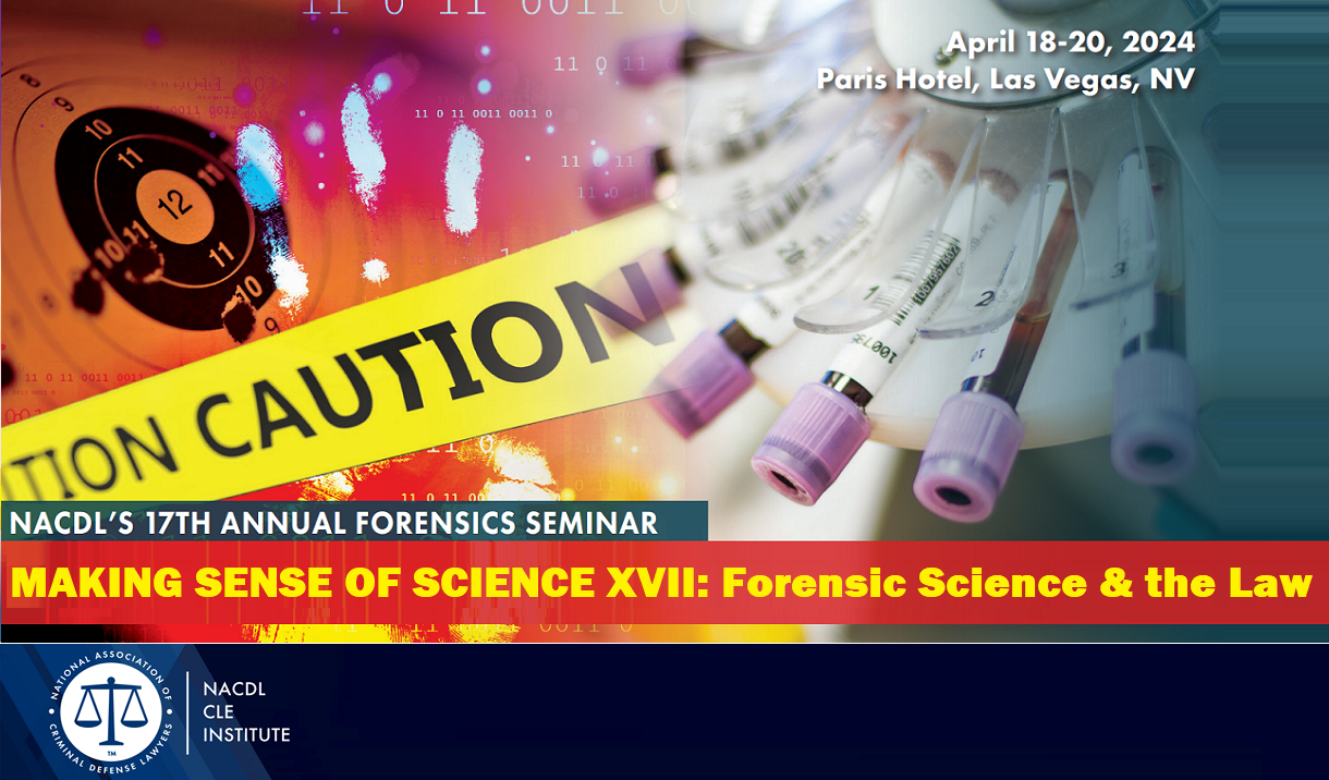 2024 Forensic Science Seminar Cover
