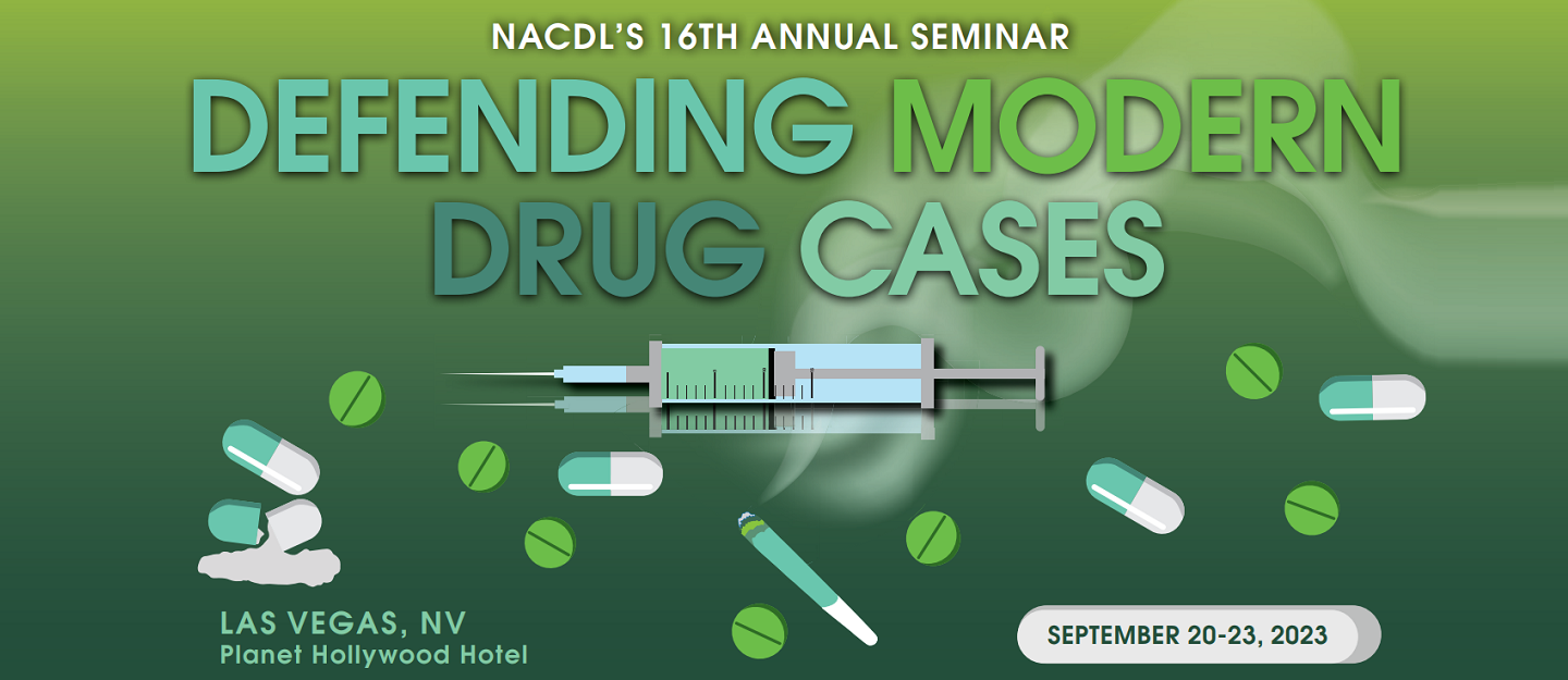 2023 Defending Modern Drug Cases Seminar image