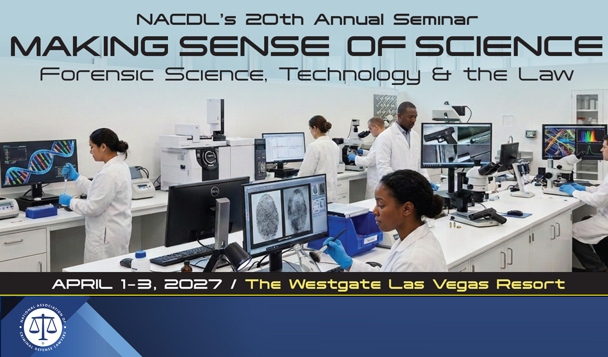 2027 Forensic Science Seminar Cover