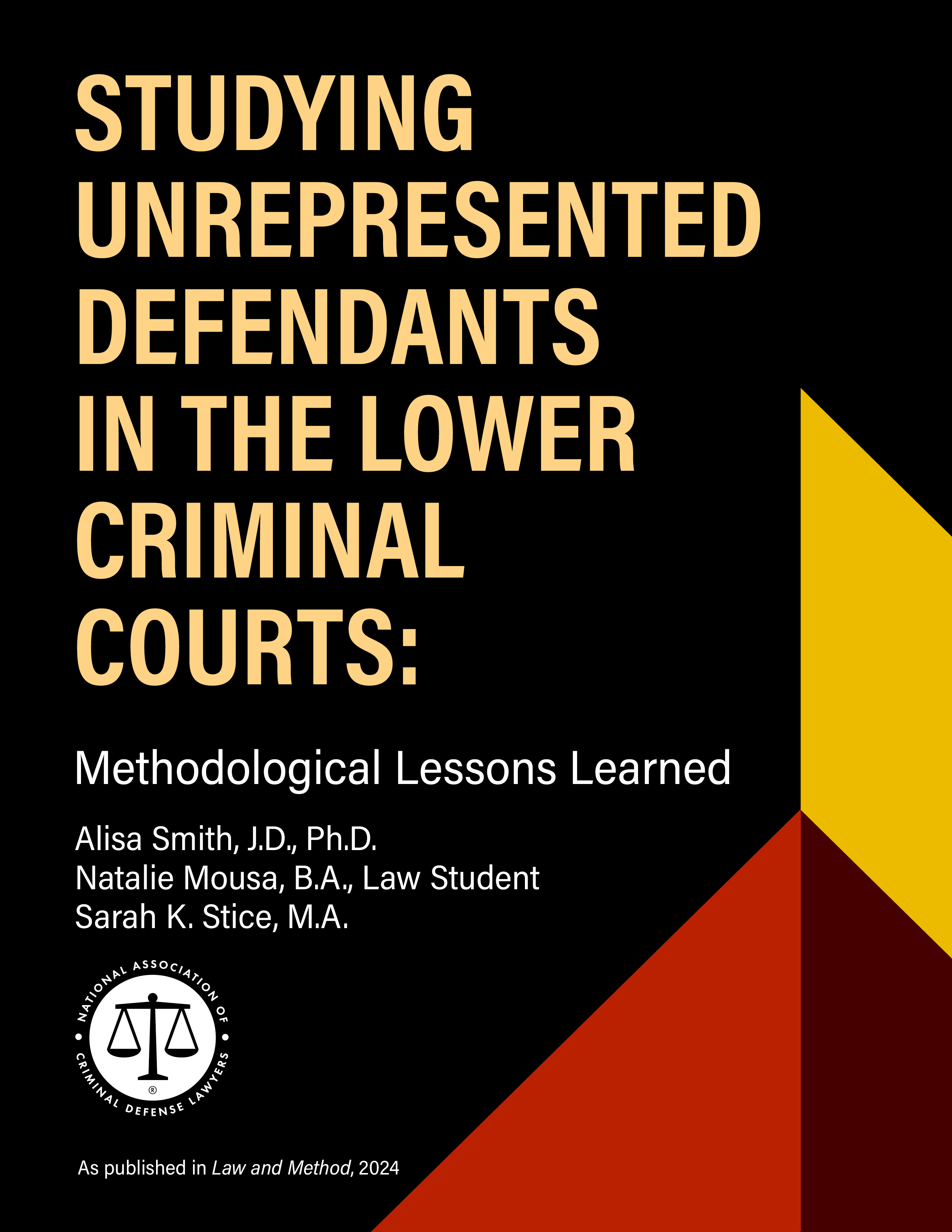 Studying Unrepresented Defendants in the Lower Criminal Courts: Methodological Lessons Learned