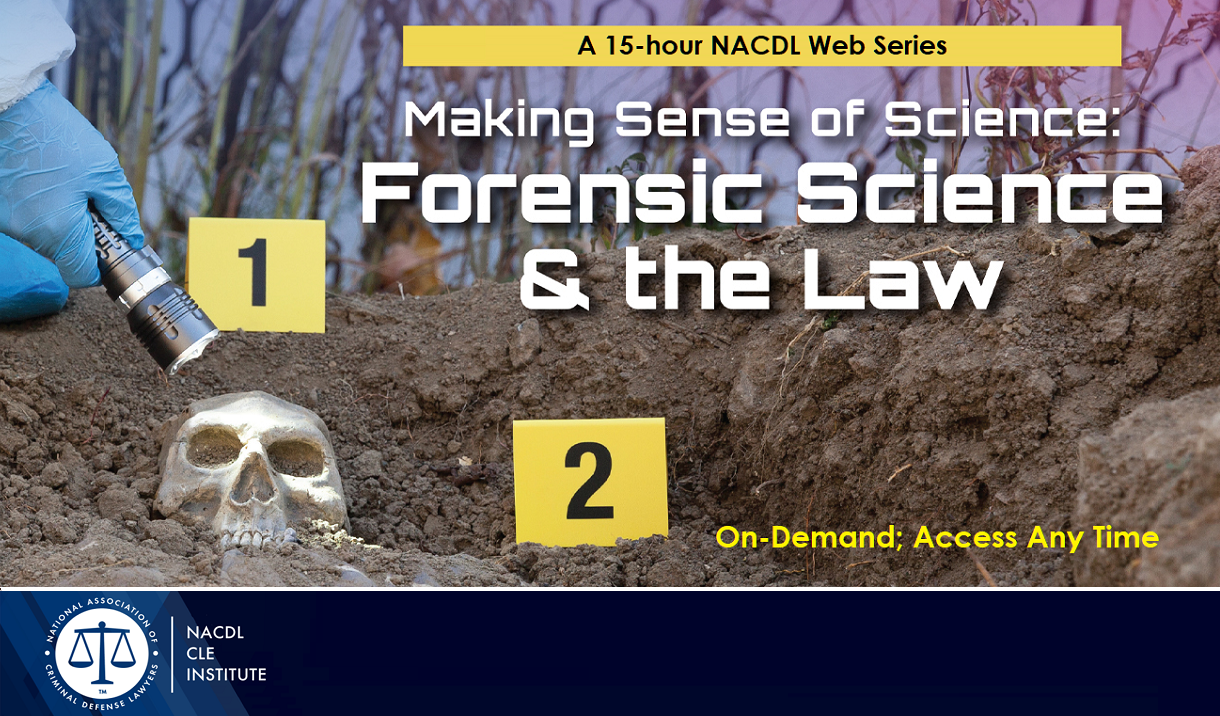 Forensic Science & the Law - A 15-hour Web Series Cover