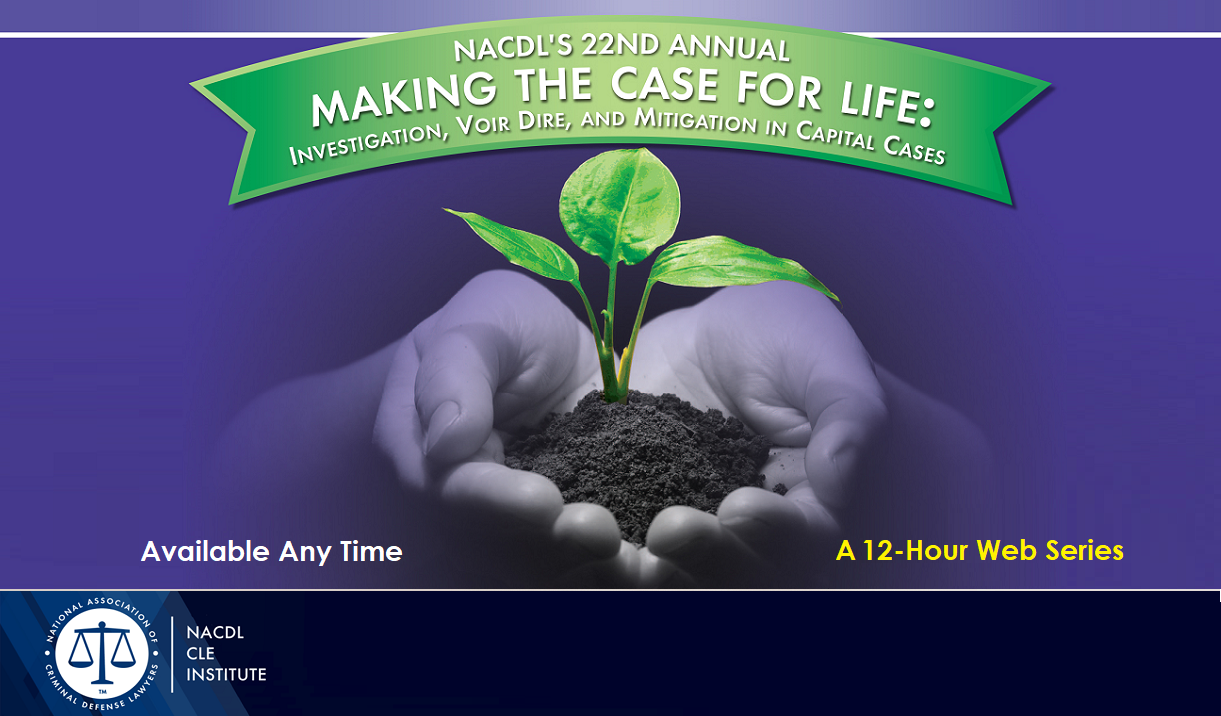 Article 2020 Making the Case for Life - A 12-Hour Web Training