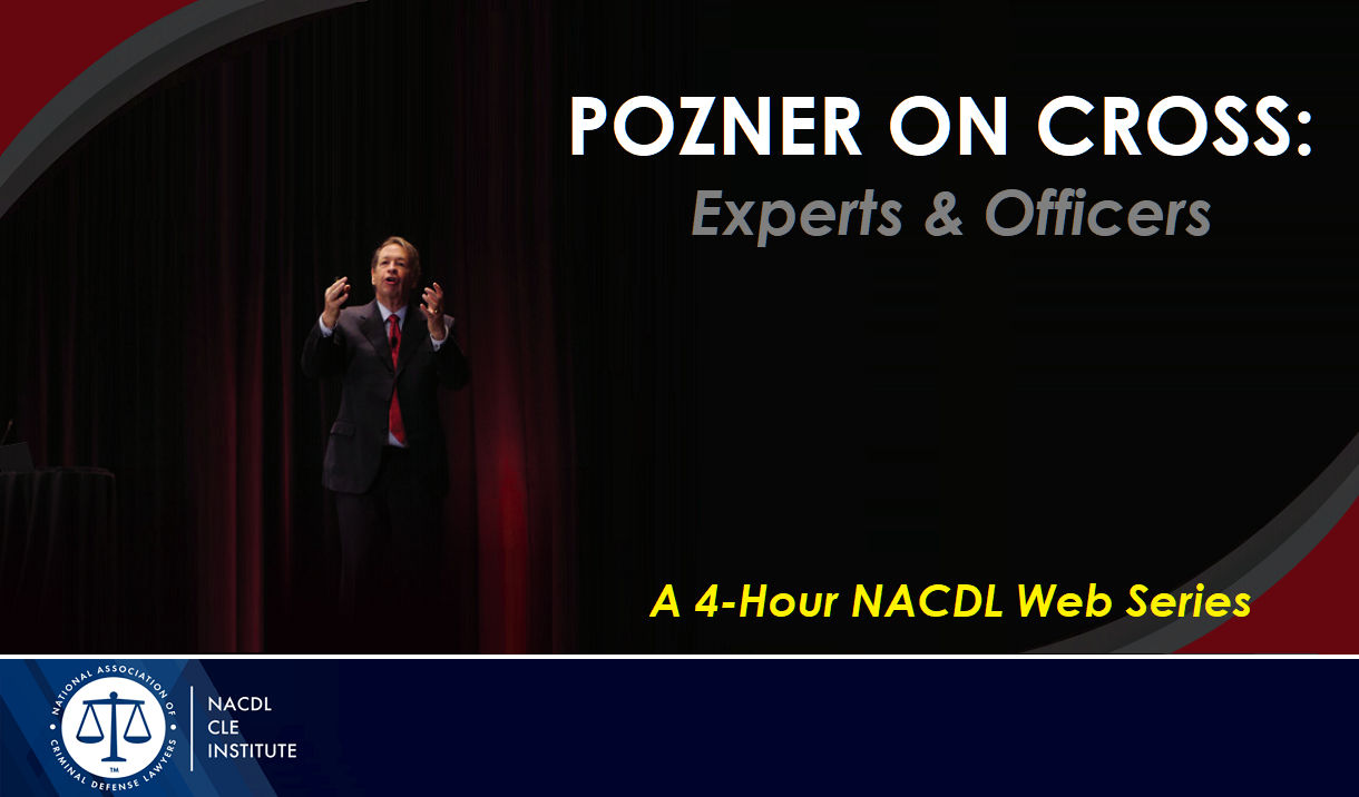 Pozner on Cross: Advanced Cross of Experts & Officers Cover