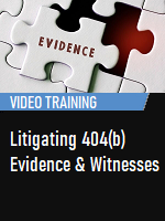 Cover Litigating 404(b) Evidence & Witnesses (2022)