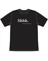 NACDL Miranda (Shhh.) T-Shirt (Black) - Small