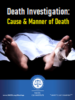 what is case 63 based on Death Investigation: Forensic Pathology in the Courtroom and Cause & Manner of Death (2022) Cover