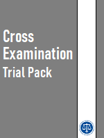what is case 63 based on Cross-Examination Trial Pack Cover