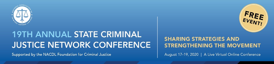 19th annual state criminal justice network conference.