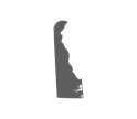 Delaware state map graphic