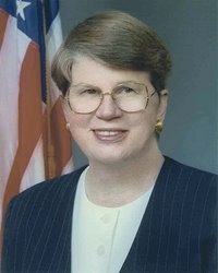 Then-Attorney General Janet Reno (1993-2001)