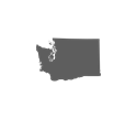 Washington state map graphic