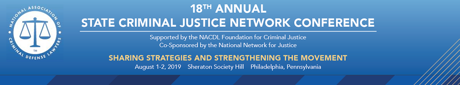 18th Annual State Criminal Justice Network Conference.