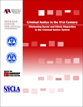 Report cover: Eliminating Racial and Ethnic Disparities in the Criminal Justice System